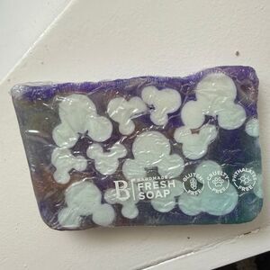 Basin Purple Disney Mickey Mouse Handmade Bar of Soap New